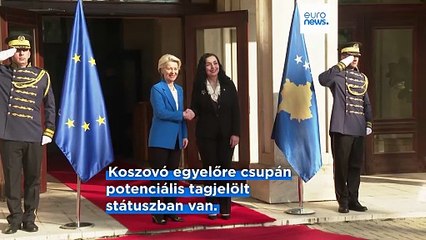 Koszovói elnök az Euronews-nak: a mi sorsunk az, hogy csatlakozunk az EU-hoz