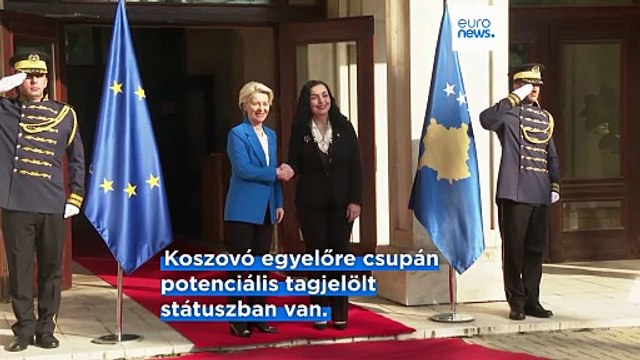 Koszovói elnök az Euronews-nak: a mi sorsunk az, hogy csatlakozunk az EU-hoz