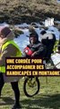 Une cordée pour accompagner des handicapés en montagne