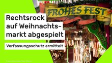 Otterndorf: Rechtsrock auf Weihnachtsmarkt abgespielt - Verfassungsschutz ermittelt