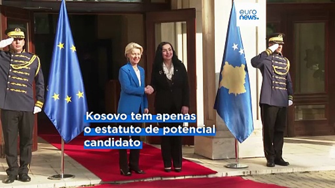 A Europa é o nosso destino, diz presidente do Kosovo à Euronews