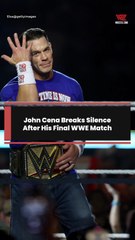 John Cena Breaks Silence After His Final WWE Match