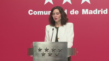 Ayuso avisa de que Madrid está "gravemente infrafinanciada"