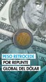 Peso retrocede por repunte global del dólar en mercado atento a funcionarios de la Fed