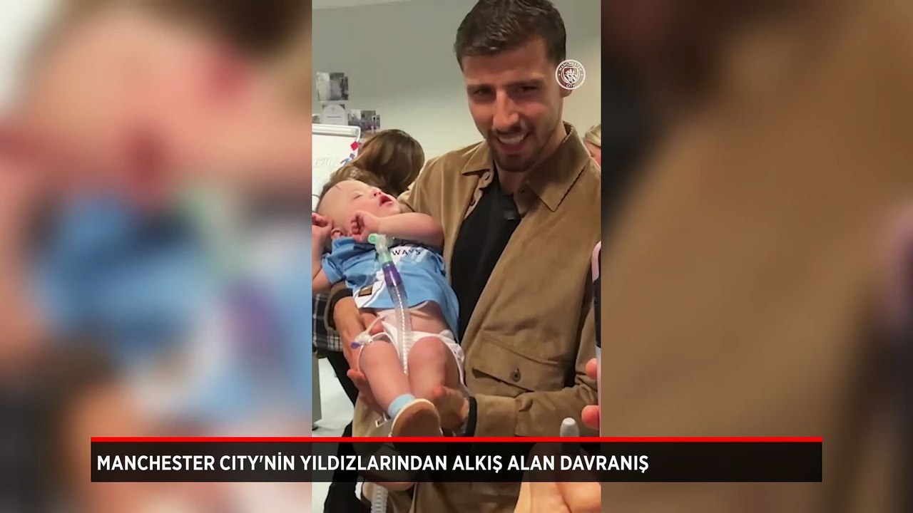 Manchester City'nin yıldızlarından alkış toplayan hareket