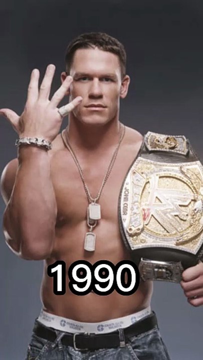 “John Cena Over the Years 😢💥”