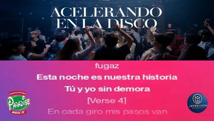 ACELERANDO EN LA DISCO AUTOR JAVIER LINDO M.