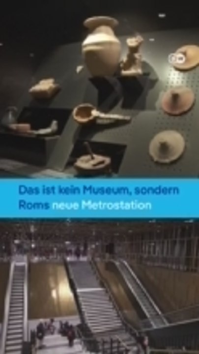 U-Bahn als Museum: neue Metrostation zeigt archäologische Funde