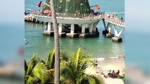 Muelle de Los Muertos brilla como árbol navideño | CPS Noticias Puerto Vallarta