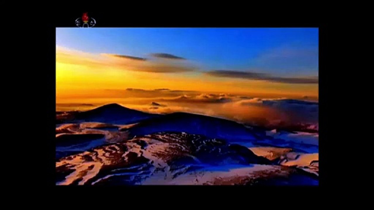 Caravana pelos locais de batalha revolucionária da zona do monte Paektu
