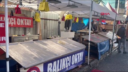 Zonguldak’ta havalar kötü gitti, balık tezgahları boşaldı