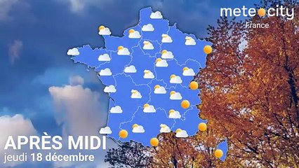 Bulletin météo France du jeudi 18 décembre 2025