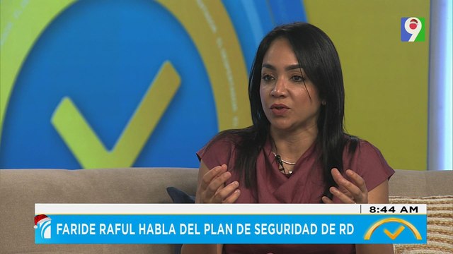 Ministra Faride Raful habla sobre la seguridad en el País | El Despertador