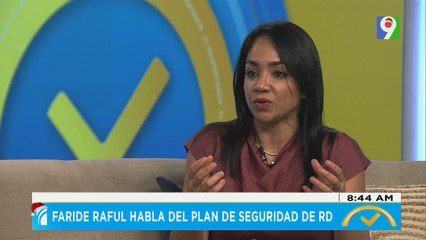 Ministra Faride Raful habla sobre la seguridad en el País | El Despertador