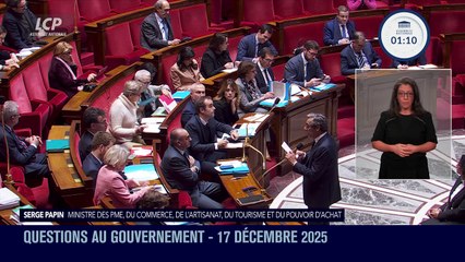 Questions au Gouvernement - Questions au Gouvernement du mercredi 17 décembre 2025