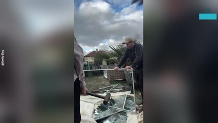 Mirror-smashing Video Goes Wrong After Glass Cuts Woman’s Hand