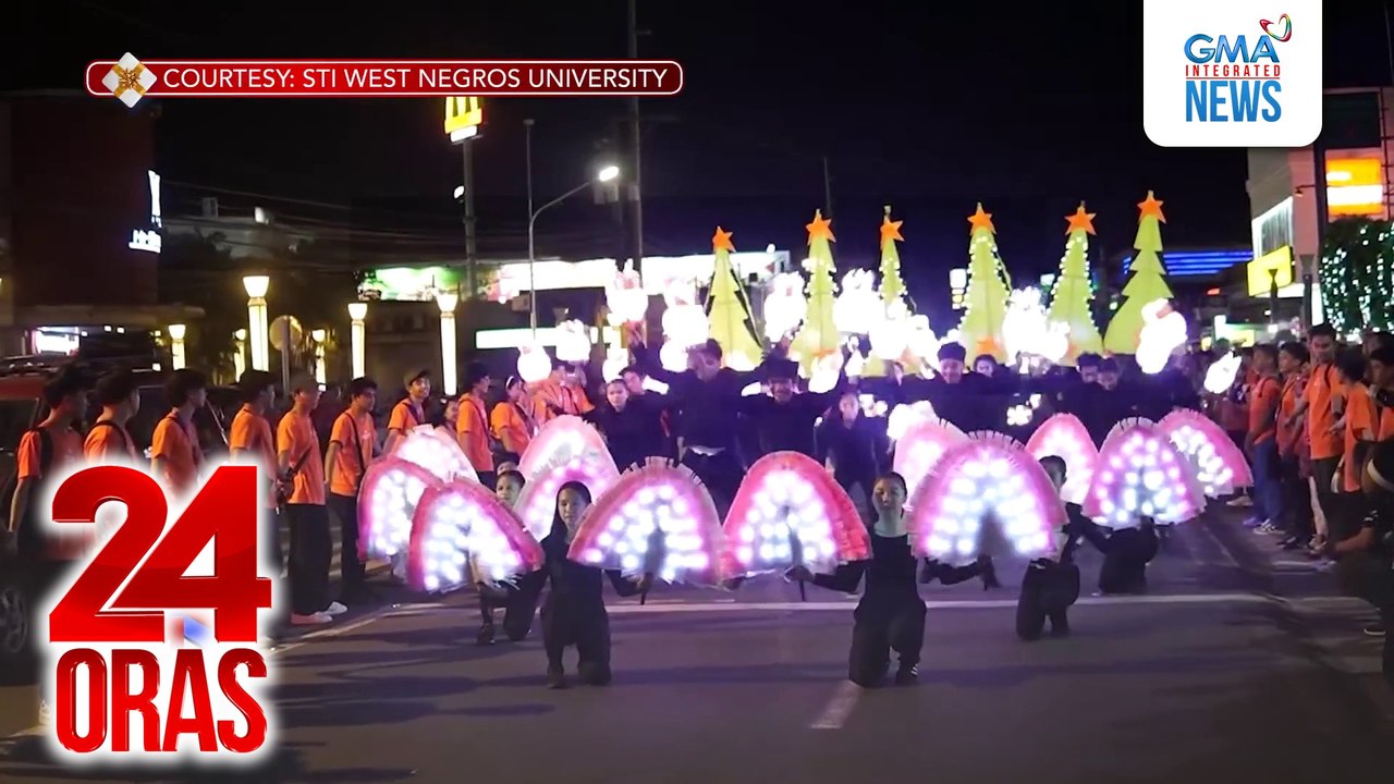 BALIKBAYAN: Paskong pinoy 2025 mga parol, floats at street dance, tampok sa “Bacolod christmas festival of lights” | 24 Oras