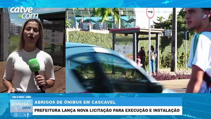 Licitação para terminar serviços de abrigos de ônibus é lançada em Cascavel