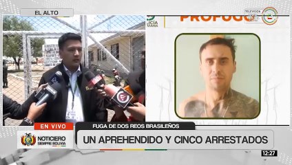 Fuga de reos brasileños: arrestan al director de Chonchocoro y otros cuatro efectivos por fallas en la seguridad