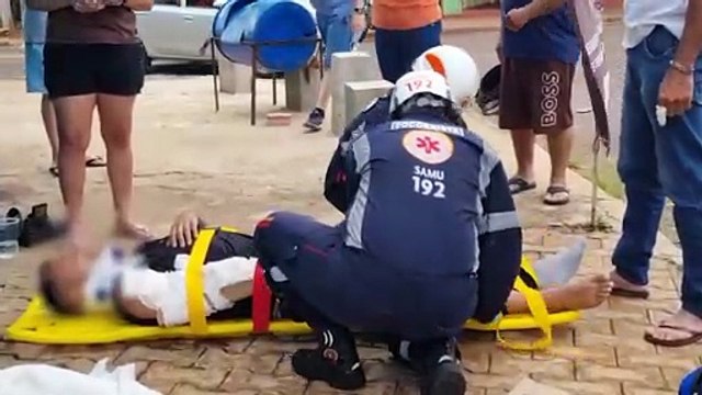 Motociclista sofre lesões sérias após acidente com Toro em Cascavel