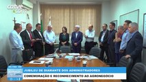 Comemoração ao jubileu dos administradores homenageia presidentes de cooperativas