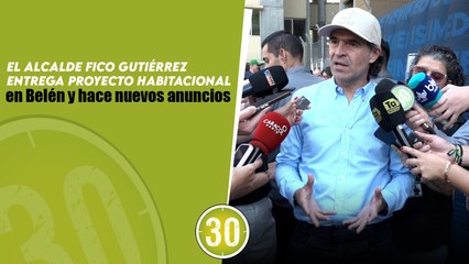 El alcalde Fico Gutiérrez entrega proyecto habitacional en Belén y hace nuevos anuncios