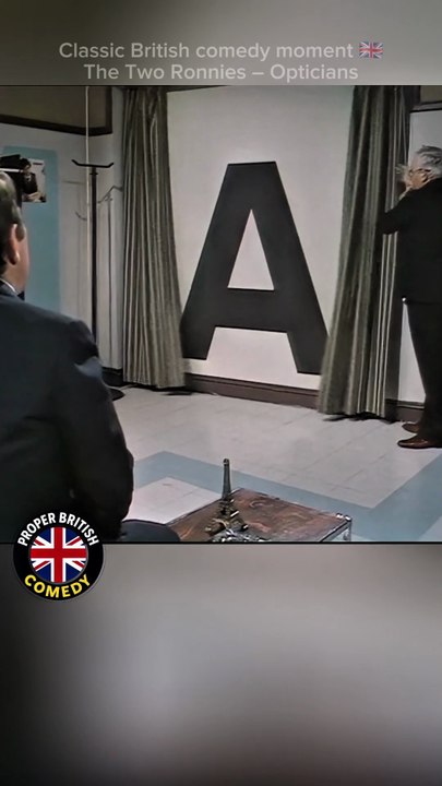 Classic British comedy with The Two Ronnies.A routine eye test at the opticians quickly turns into confusion.