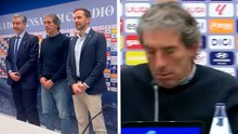 Guillermo Almada se "queda dormido" en plena presentación como DT del Real Oviedo