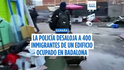 Desalojo del B9 de Badalona: 19 detenidos en el mayor asentamiento de inmigrantes