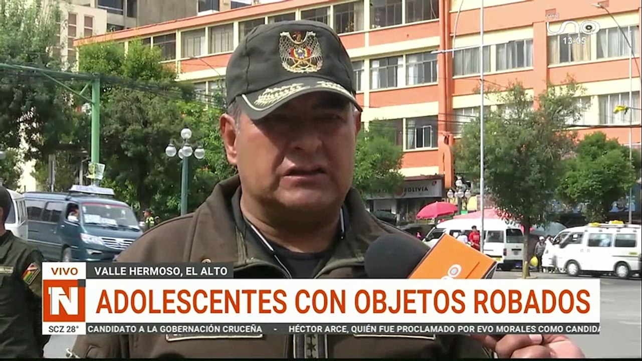 adolescentes con cosas robadas