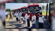 ¡Por fin! Con mucho retraso, pero ya hay 31 nuevos camiones de transporte público en Puerto Vallarta