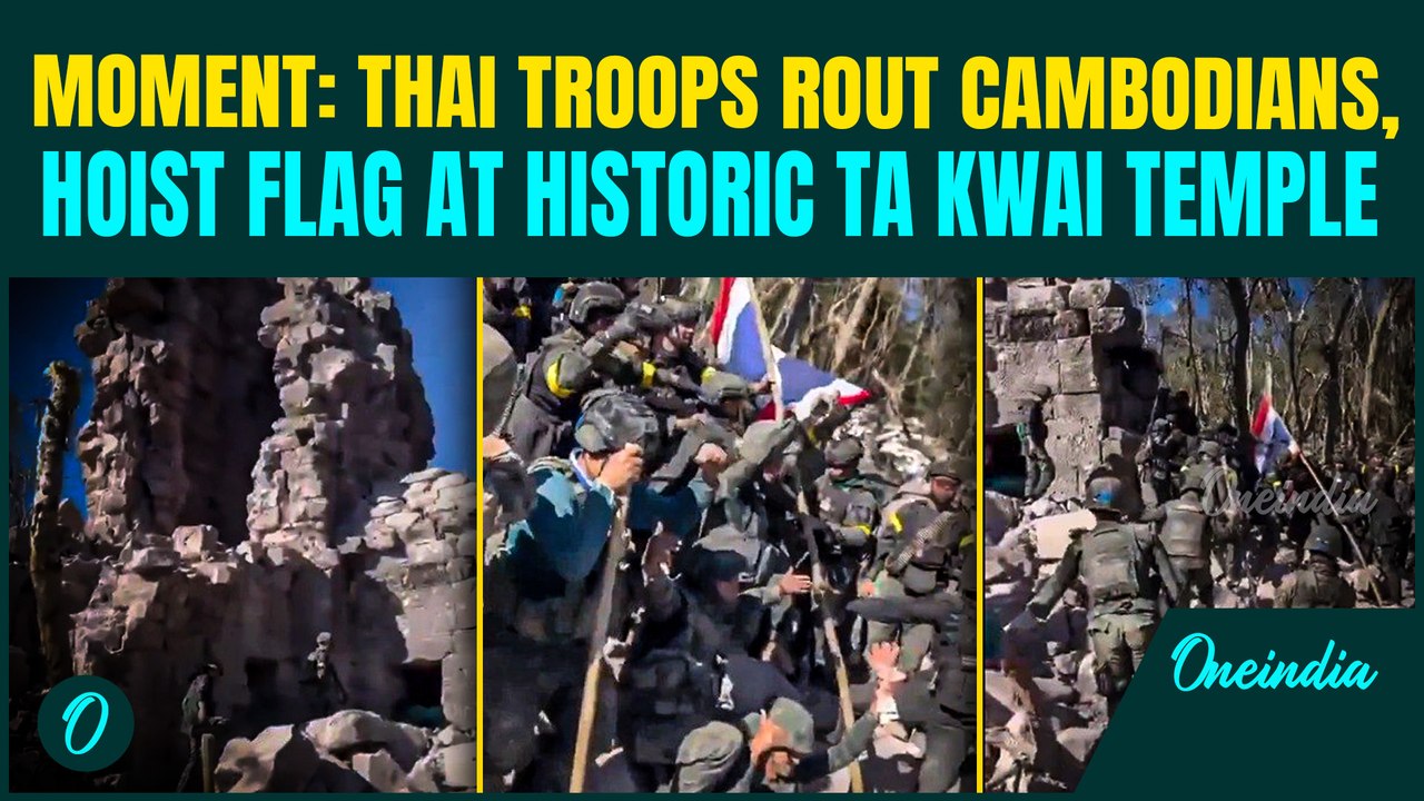 Thailand-Cambodia War BREAKING: Thai Soldiers Reclaim Historic Ta Kwai Temple from Cambodia on CAM