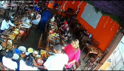 Exponen a hondureño que se molestó con gatito por estar dentro de restaurante