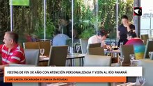Fiestas de fin de año con atención personalizada y vista al río Paraná