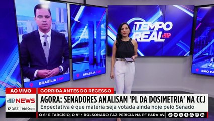 PL da Dosimetria: Senado corre para votar projeto antes do recesso | TEMPO REAL