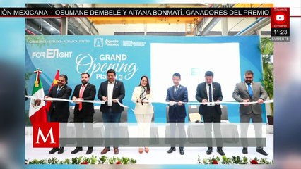 Tere Jiménez inaugura tercera planta automotriz de Foresight en Aguascalientes