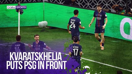 Kvaratskhelia puts PSG ahead in the Intercontinental Cup final