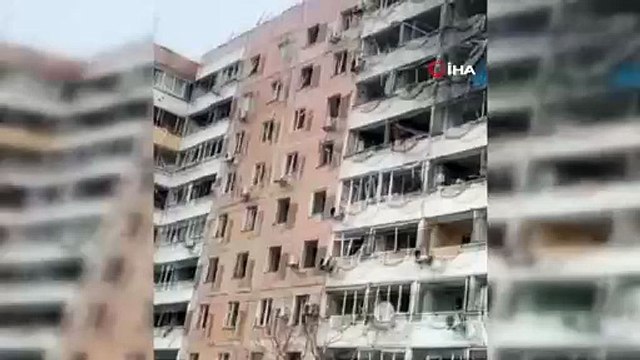 Rusya Ukrayna'yı bir kez daha vurdu: Çok sayıda yaralı var, görüntüler korkunç!