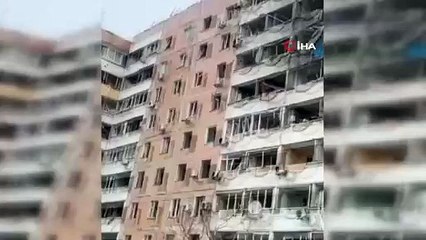 Rusya Ukrayna'yı bir kez daha vurdu: Çok sayıda yaralı var, görüntüler korkunç!