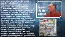 GAZETECİLİK ŞİKÂYET MERCİİ DEĞİL..
