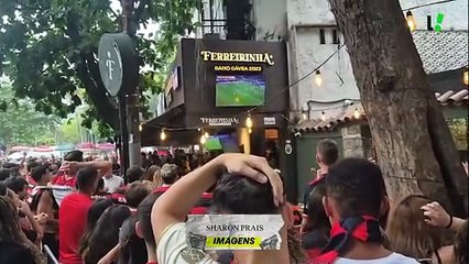 Torcida reage a bom momento do Flamengo