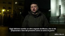 Ucraina, Zelensky: "La Russia si prepara a un altro anno di guerra"