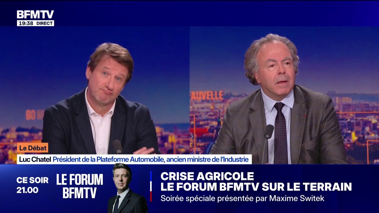 "L'industrie automobile n'a pas attendu l'UE pour décarboner ses véhicules" estime Luc Chatel, ancien ministre de l'Industrie