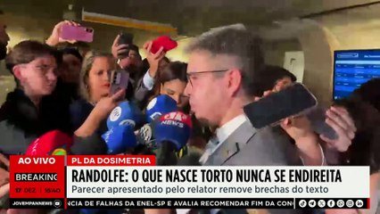 “PL da Dosimetria fadado ao veto presidencial”, diz Randolfe sobre aprovação no Senado | TEMPO REAL