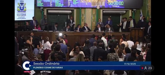 Vereadores discutem em última sessão na Câmara Municipal