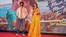 Kartik Aaryan and Ananya Pandey in Ahmedabad for Tu Meri Main Tera, Main Tera Tu Meri movie promotion