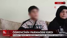 Ankara'da ortaokul öğrencisi, kendisinden 3 yaş küçük öğrencinin parmağını kırdı