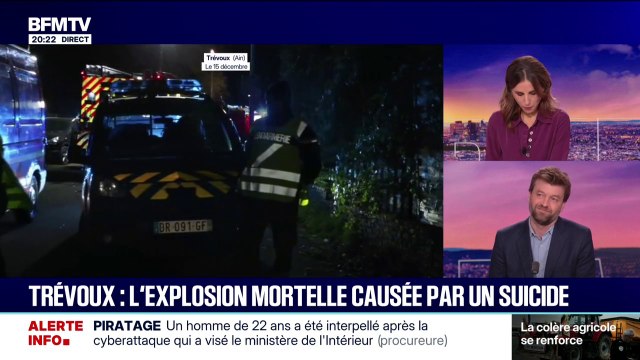 Trévoux: l'explosion mortelle causée par un suicide