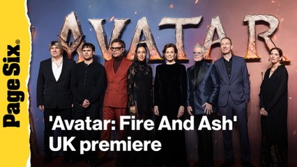 'Avatar: Fire And Ash' UK premiere red carpet: Sigourney Weaver, Stephen Lang, more