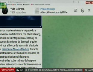 Venezuela y Senegal fortalecen lazos de cooperación